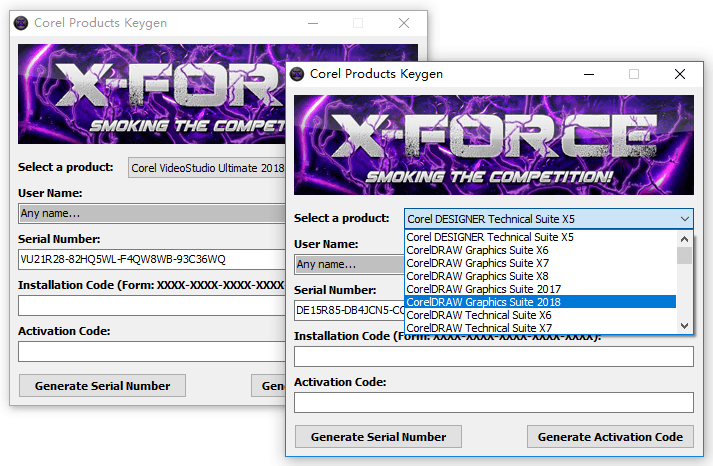 Keygen Xforce Corel Draw X7